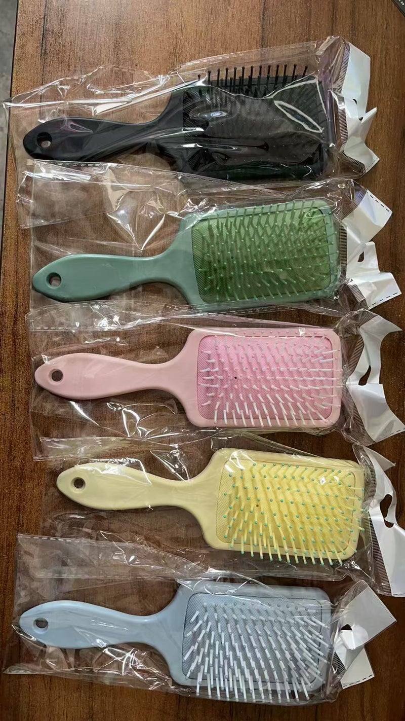 Hair Suit Air Cushion Massage Ribs Comb Aluminum Tube Comb Pointed Tail Comb Alligator Clip Partition Hair Styling Comb - Image 1